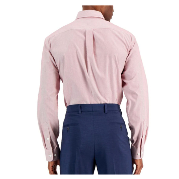 CLUB ROOM MENS REGULAR FIT Red PERFORMANCE BUTTON-DOWN Dress SHIRT NWT $55 - Picture 3 of 4